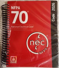 NEC National Electrical Code 2026 Spiral bound NFPA 70 & Ugly’s Reference