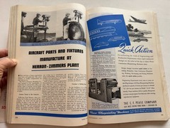 November 1943 Aero Digest and Aviation Engineering Magazine 528 Pages!