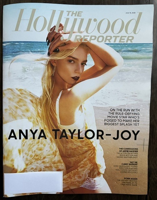 THE HOLLYWOOD REPORTER MAGAZINE ANYA TAYLOR-JOY JUNE 16, 2026