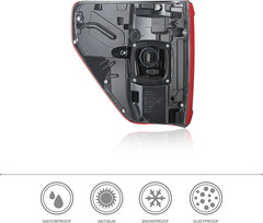 LED Black Tail Lights Assembly W/Blind Spot (Module NOT Included)Compatible with