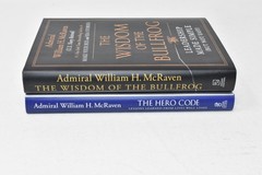 ✎SIGNED 1/1✎ Hero Code + The Wisdom of the Bullfrog Admiral William H. McRaven