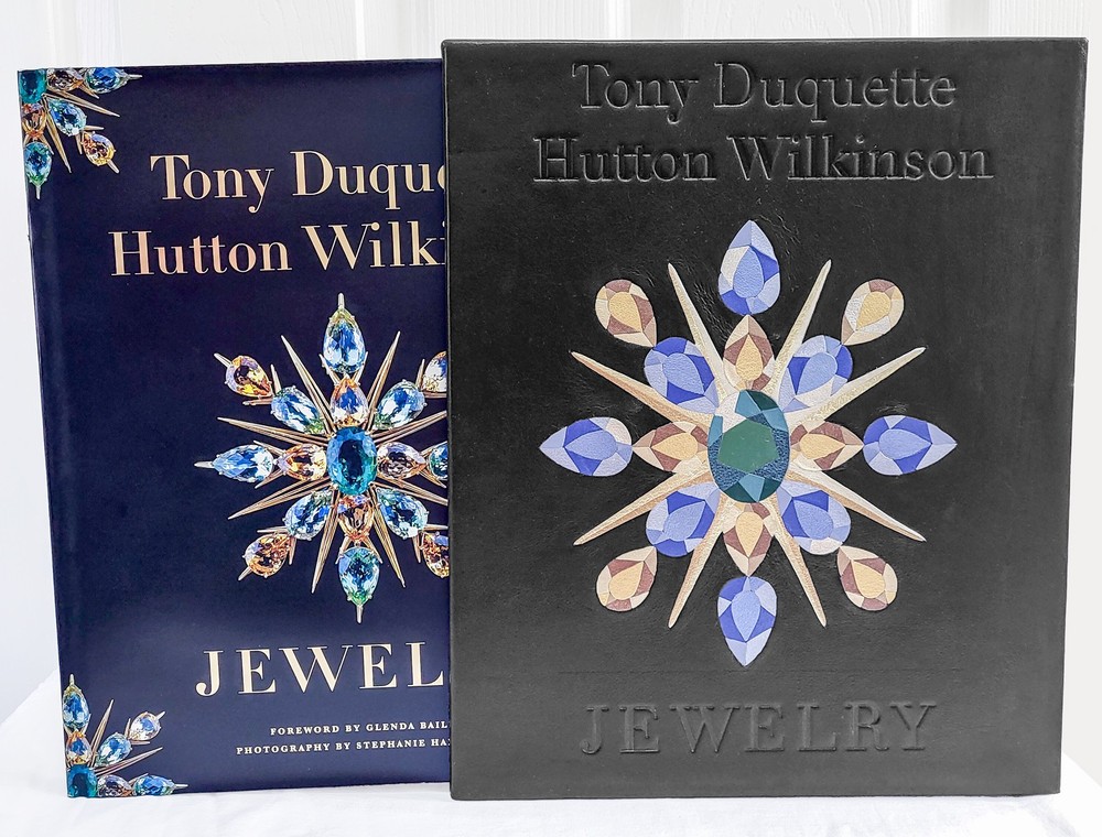 *SIGNED* Tony Duquette Jewelry Hutton Wilkinson Coach Leather Luxury Edition