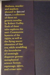 Robert Guffey: Spies and Saucers (3 novellas) Hardback w/ dust jacket, 2014 1st