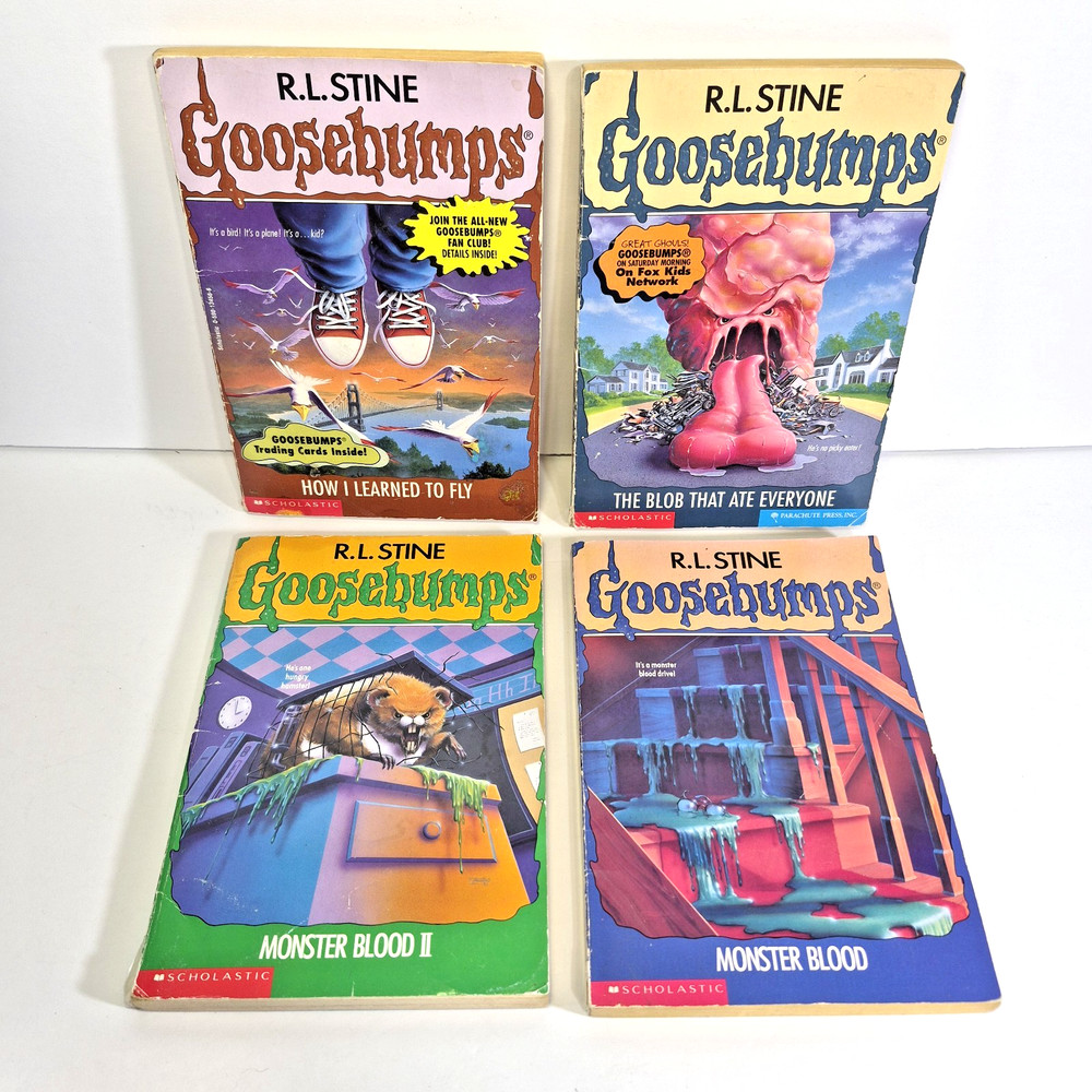 Goosebumps Lot of 4 – R.L. Stine – Paperback – Scholastic