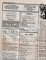 VIDEO MANIA THE VIDEO COLLECTORS NEWSPAPER – 1992 – 11 x 17, 20 pages