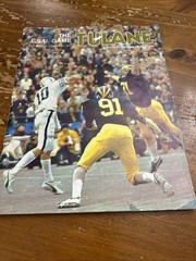 1973 LSU Tigers vs Tulane Green Wave Football Program See Pictures
