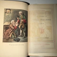 Works of Henry Fielding Antique Book Set 5 Vols Edition de Luxe 1902 HC Rare