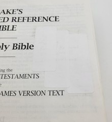 DAKE’S Annotated Reference Bible -Large Print, Red Letter , Bonded Leather 2010