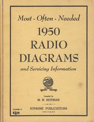 1950 Most Often Needed Radio Diagrams Repair Manual RCA Motorola Philco Zenith