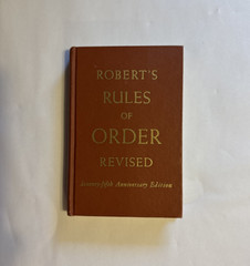 Robert’s Rules of Order Revised 75th Anniversary Edition 1951 Small 4.25×6