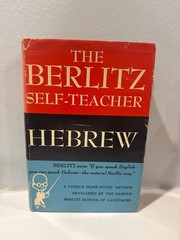 Self-Teacher : Hebrew by Berlitz Editors (1963, Other)