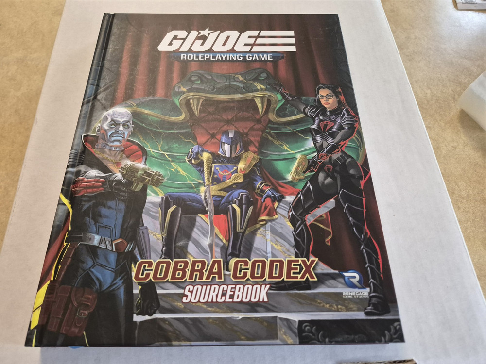 G.I. JOE Roleplaying Game Cobra Codex Sourcebook by Renegade Game Studios (2022,