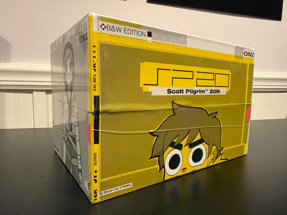 Scott Pilgrim 20th Anniversary B&W Hardcover Box Set SEALED Bryan Lee O’Malley