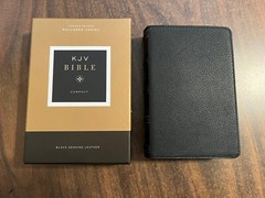 KJV Compact Bible – $89.99 Retail – Black Genuine Leather, Maclaren Series