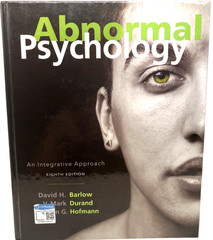 Abnormal Psychology: An Integrative Approach by David Barlow: very good