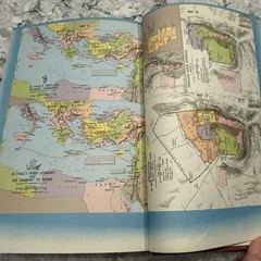 Vintage 1947 Peloubet’s Bible Dictionary Illustrated Biblical Reference Book
