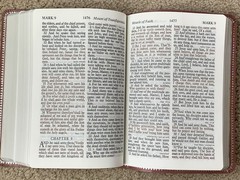 Nelson Personal Size Giant Print Bible King James Version Bonded Leather VG++