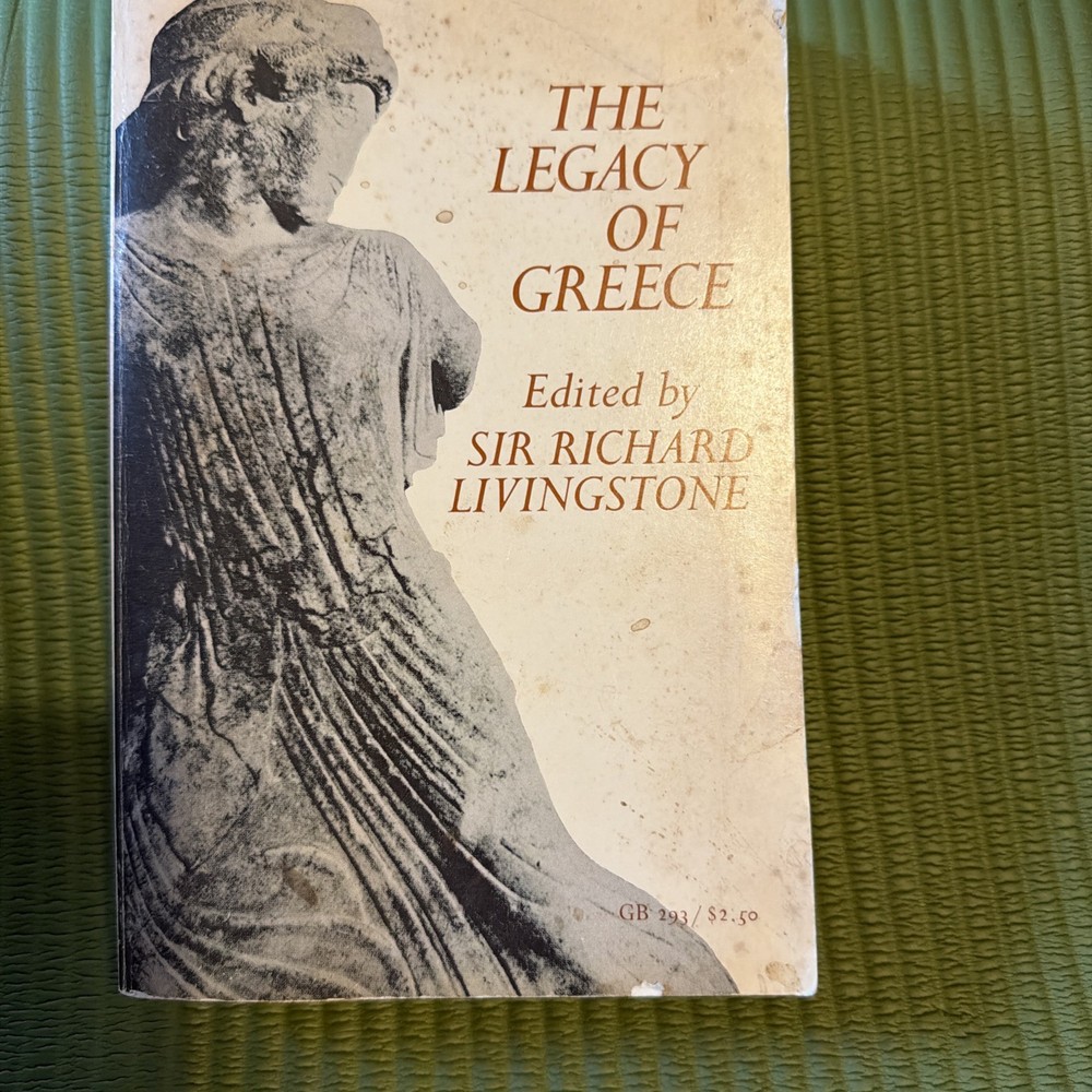 The Legacy Of Greece Oxford University Press 1969