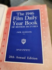 Vintage 1946 THE FILM DAILY YEARBOOK OF MOTION PICTURES 1056 PAGE