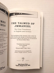 THE TALMUD OF JMMANUEL: CLEAR TRANSLATION IN ENGLISH & GERMAN – 1992 – TRADE PB