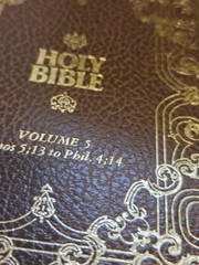 Holy Bible King James Version 6 Volume Set Embossed Covers KJV Vintage