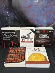 Programming Book Lot Java Python Unreal Engine Windows C# Developer Textbooks