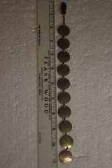 Ten Commandments Bookmark Vintage Metal Chain 11 Inches