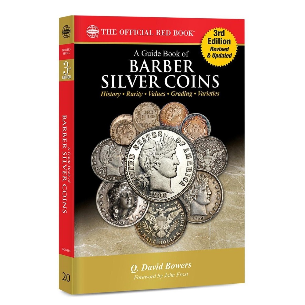 Official Red Guide Book US Barber Silver Coins Collector Book New 2nd Edition