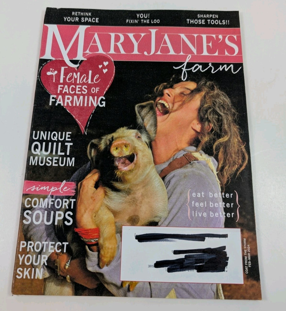 Magazine MARY JANES Farm Feb Mar 2024 Coat From The Storm