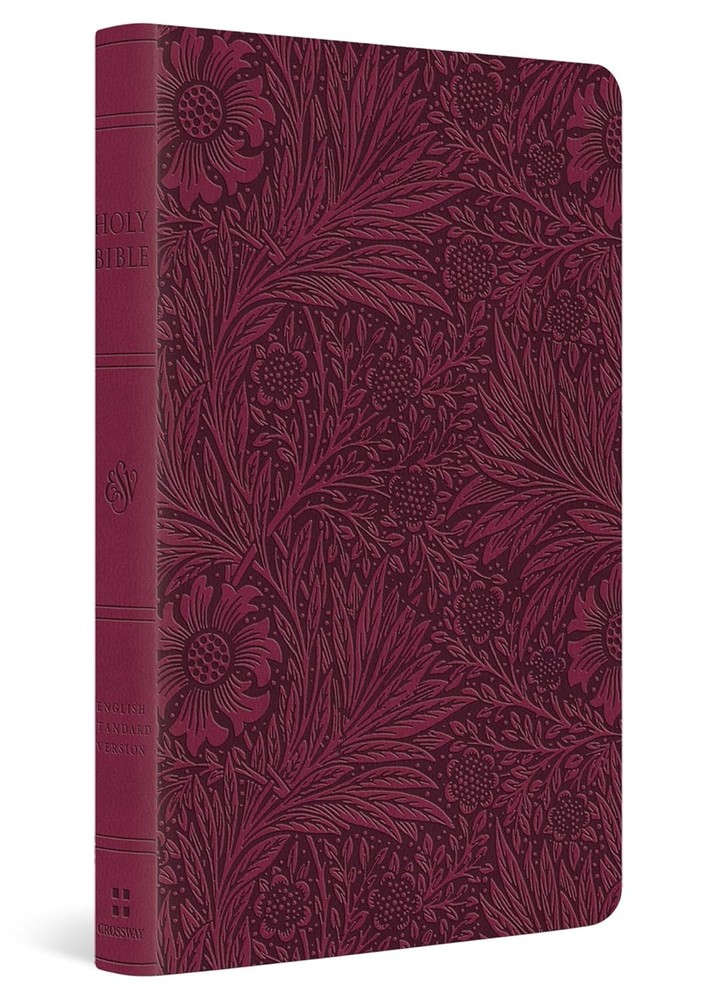 ESV Value Thinline Bible (TruTone, Raspberry, Floral Design) – ESV Bibles