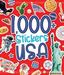 Regional Sticker Books 1,000 Stickers: USA (Paperback) New