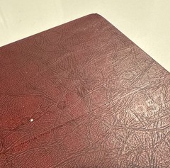 Encyclopedia Britannica Book Of The Year Annual 1957 Classic Red Leather Vintage