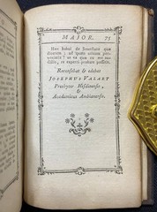 1758 MINIATURE BOOK Antique M TULLII CICERONIS CATO MAJOR Leather Binding CICERO