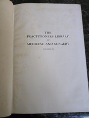 The Practitioners Library of Medicine and Surgery 1937 Eye, Ear, Nose, & Throat