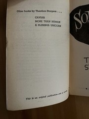 Vintage Paperback Horror Some of Your Blood Theodore Sturgeon 1961 First Edition