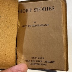 Little Leather Library SHORT STORIES by GUY de MAUPASSANT