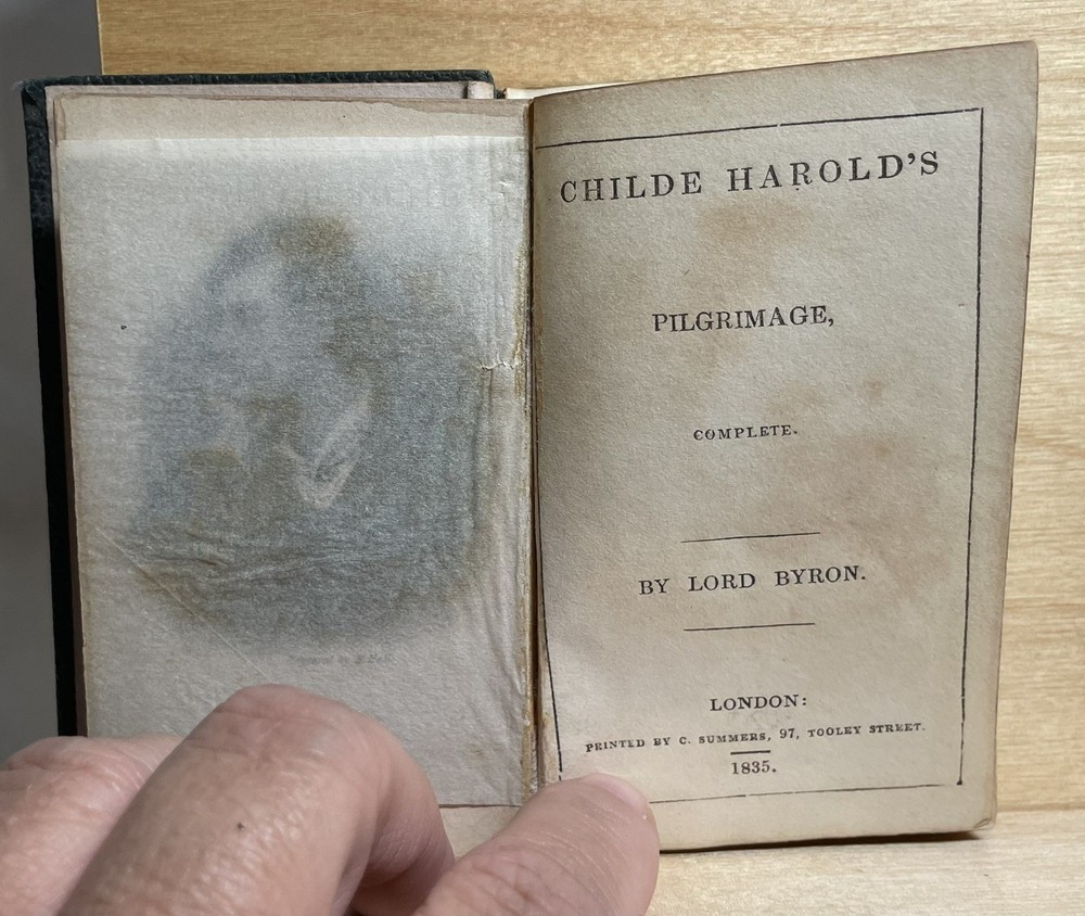 Childe Harold’s Pilgrimage by Lord Byron-Miniature book-1835