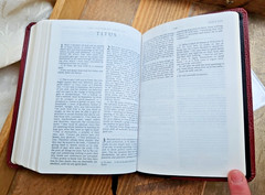 RSV Catholic Edition Bible Oxblood/Black Basket Weave Bonded Leather Oxford