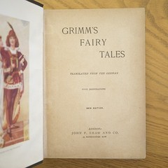 1895 BROTHERS GRIMM FAIRY TALES DRAGONS ELF WITCH OCCULT MYTH MAGIC ANTIQUE BOOK