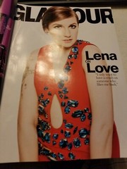 Glamour Lena Dunham 3 Cover Pages RARE HTF