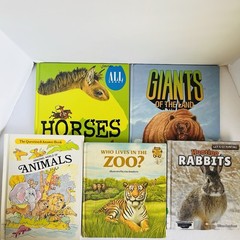 Lot 5 Elementary Nature Science Animal Kids Learning Books Hardcover Homeschool