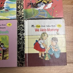 Vintage Little Little Golden Books Mini Lot Of 9