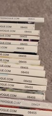 Teen Vogue Fashion Model Y2K Music Runway Magazine Lot Girls catalog Ad 2012