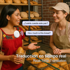 Spanish & English Practice Companion – Supports 165 Languages，Tu Compañero Para
