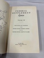 Federal Supplement Volume 118 1954 United States District Court Cases