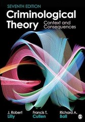 Criminological Theory: Context – Paperback, by Lilly J. Robert; – Acceptable n
