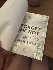 Signed Copy! Forget Me Not – 1538740885, paperback, Julie Soto