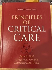Principles of Critical Care by Jesse Hall -Hardcover