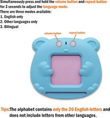 Spanish & English 510 Words Alphabet Bilingual Talking Flash Cards