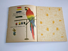 Little Golden Book Books Colors With Wheel 1959 #A28 First Edition “A”